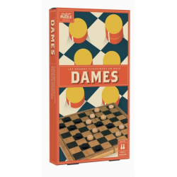 Jeux de société - Dames Bois Vintage