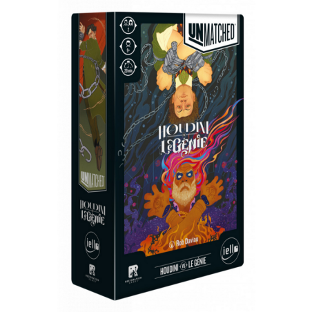 Jeux de société - Unmatched : Houdini Vs Le Génie