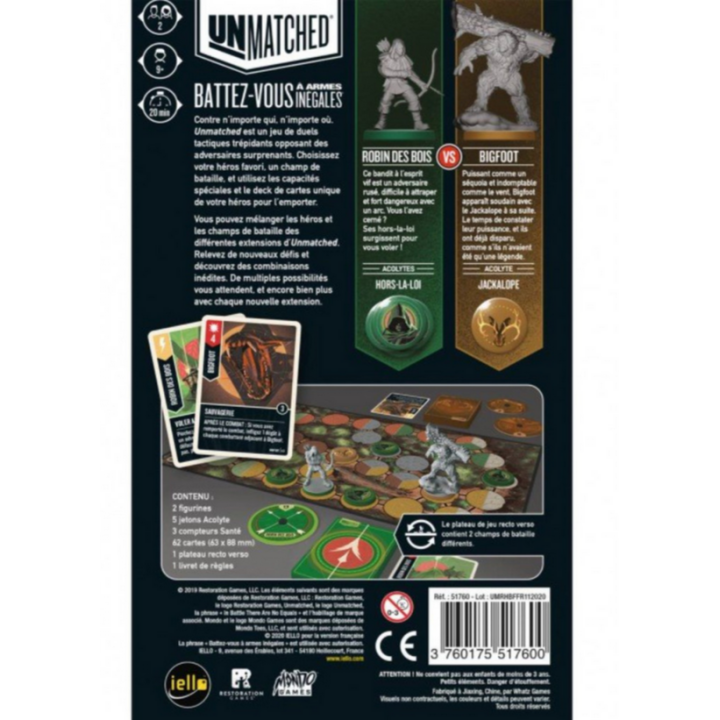 Jeux de société - Robin des Bois vs Bigfoot