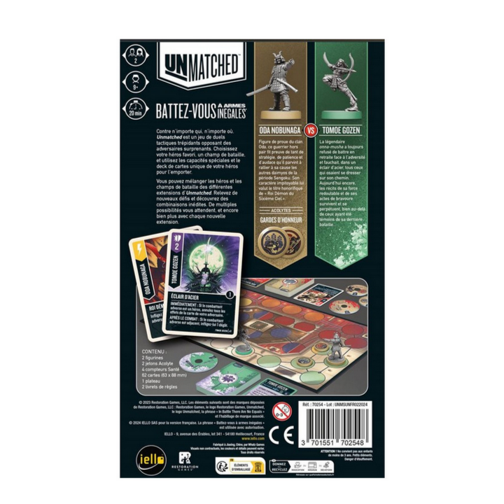 Jeux de société - Unmatched : Soleil Levant