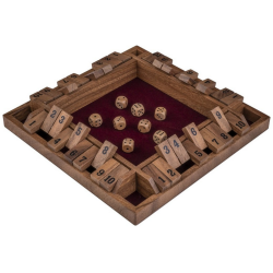 Jeux de société - Shut the Box en bois - 4 Joueurs