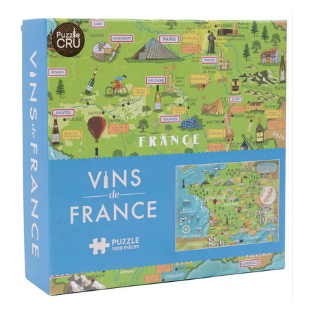 Puzzle Professor Puzzle - Vins de France - 1000 pièces