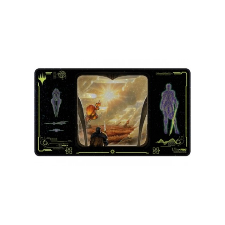 MTG - Tapis de jeu Illustré Magic The Gathering - Holofoil - Adagia, bastion battu par les vents