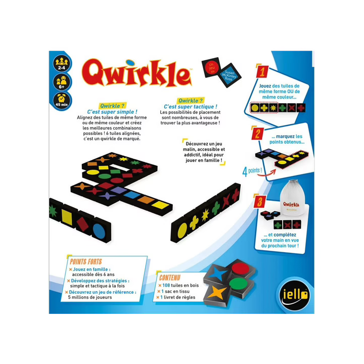 Jeux de société - Qwirkle - Nouvelle Version