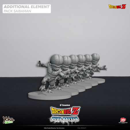 Jeux de société - Dragon Ball Z : Duel Battle - Pack figurines Saibaman