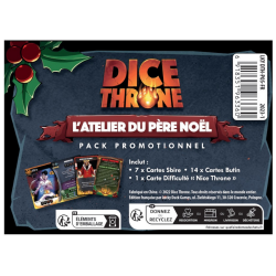Jeux de sociétés - Dice Throne - L'Atelier du Père Noël - Pack Promotionnel