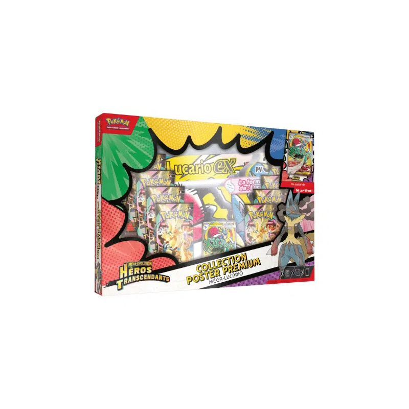 PROCHAINEMENT : Pokémon - Coffret Poster ME2.5 : Méga Lucario Ex