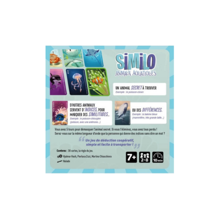 Jeux de société - Similo : Animaux Aquatiques