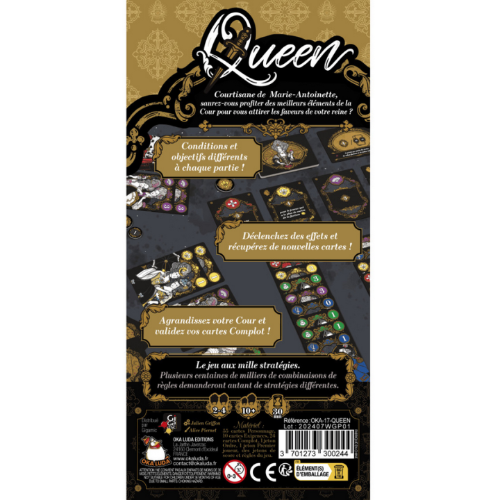 Jeux de société - Queen Marie-Antoinette