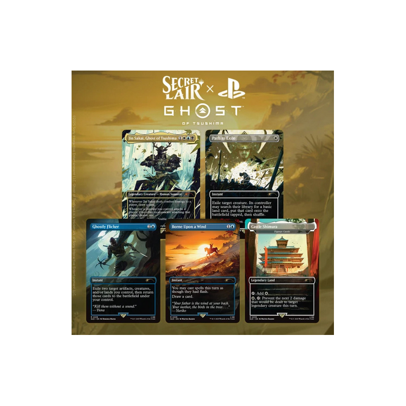 MTG - Magic the Gathering - Secret Lair : Ghost of Tsushima