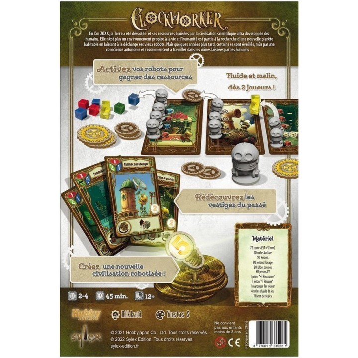 Jeux de société - Clockworker