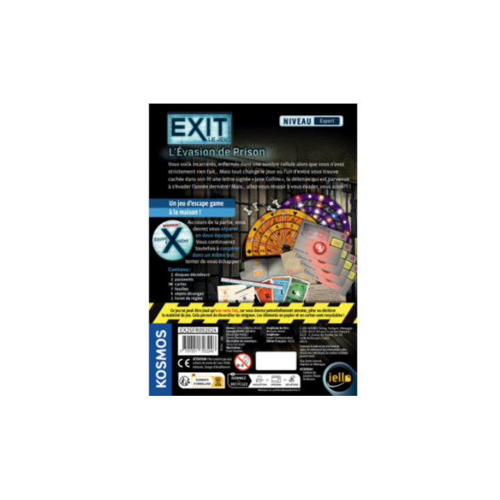Escape Game - Exit - L'évason de Prison (Expert)