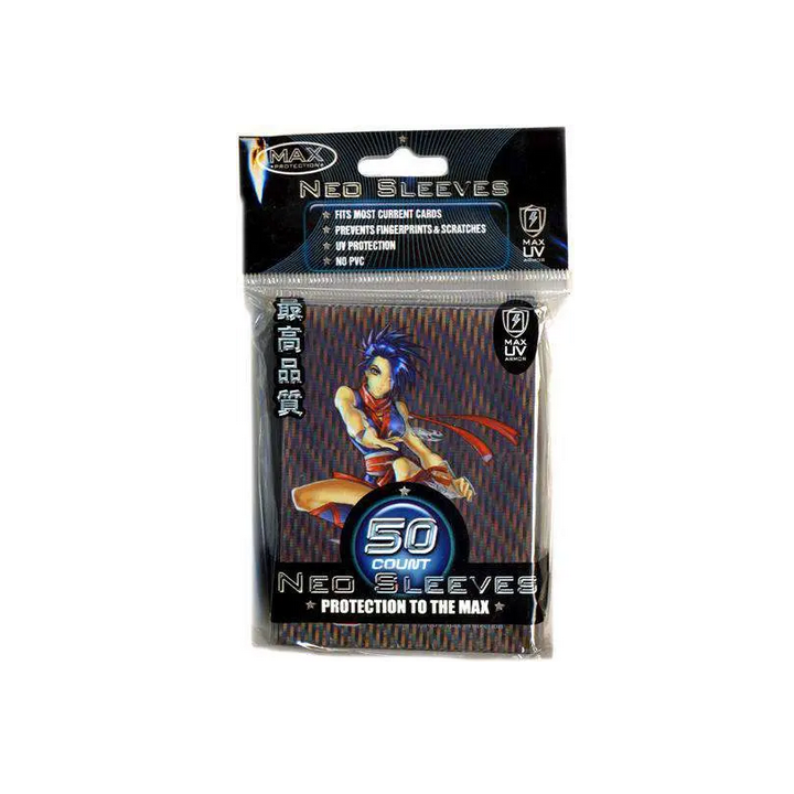 Protège-cartes illustré - Max Protection Standard Size Deck Neo Sleeves Ninja Girl