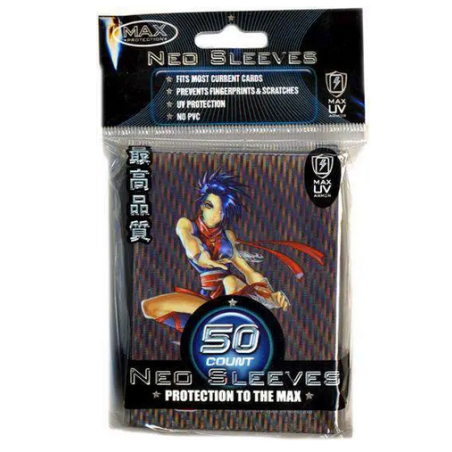 Protège-cartes illustré - Max Protection Standard Size Deck Neo Sleeves Ninja Girl