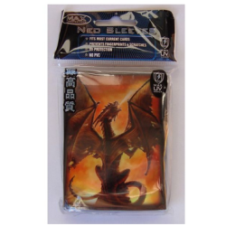 Protège-cartes illustré - Max Protection Standard Size Deck FUNDAS MAX FIRE BREATHER