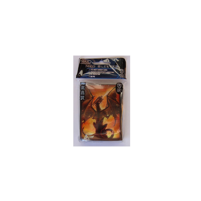 Protège-cartes illustré - Max Protection Standard Size Deck FUNDAS MAX FIRE BREATHER