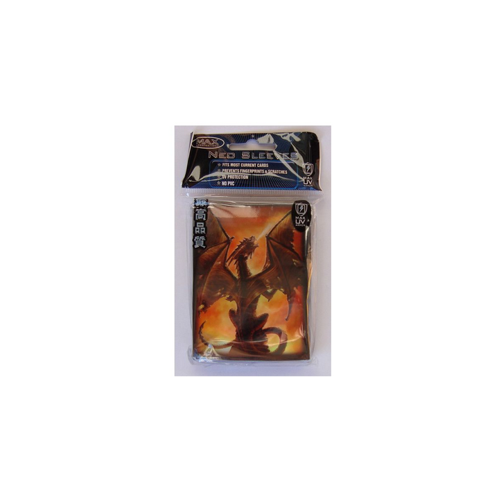 Protège-cartes illustré - Max Protection Standard Size Deck FUNDAS MAX FIRE BREATHER