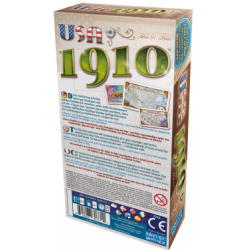 Jeux de societe - Les Aventuriers du Rail - Extension 1910
