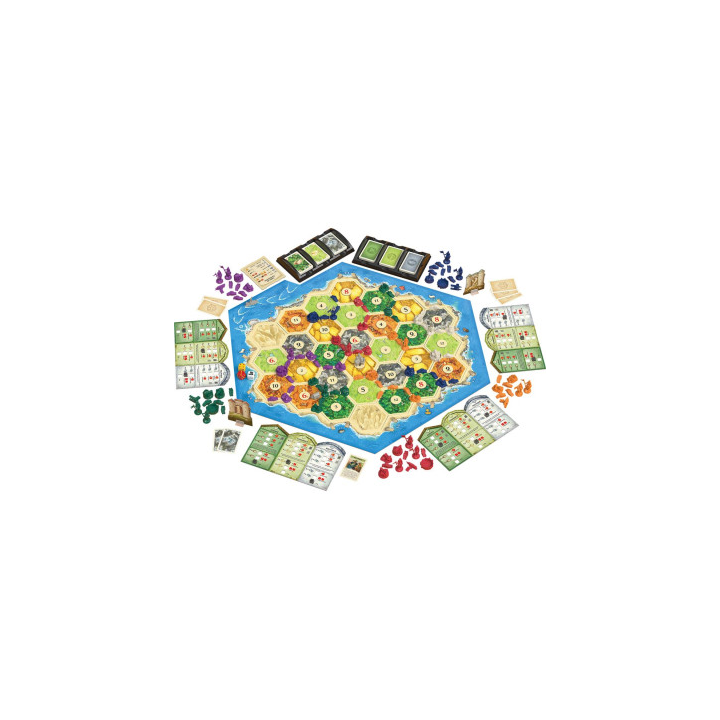 Jeux de societe - Catan - Extension Villes et Chevaliers 5/6 joueurs