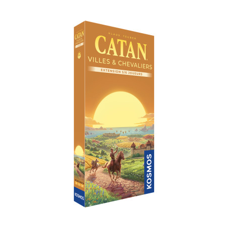Jeux de societe - Catan - Extension Villes et Chevaliers 5/6 joueurs