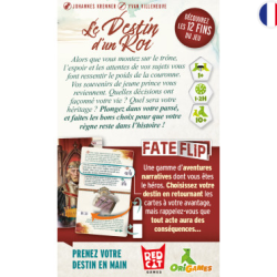 Jeux de société - Fate Flip - Le Destin d’un Roi