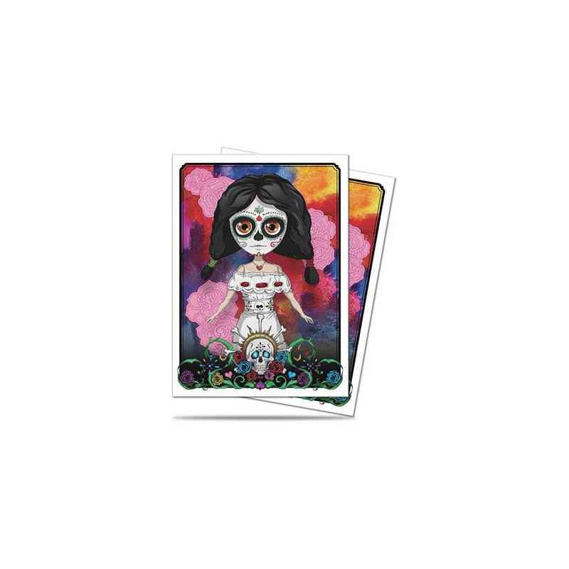 Protège - cartes - 50 Sleeves Standard - Ultra-Pro -  Dia de Los Muertos Doll