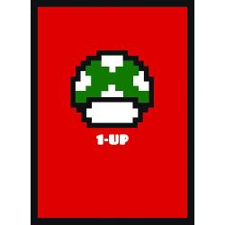 Protège-cartes - 50 Sleeves Standard - Legion - 1 up mario