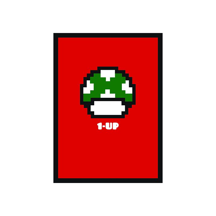 Protège-cartes - 50 Sleeves Standard - Legion - 1 up mario