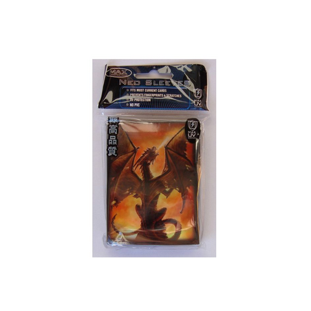 Protège-cartes - 50 Sleeves Standard - Max Protction - Fire Breather Dragon