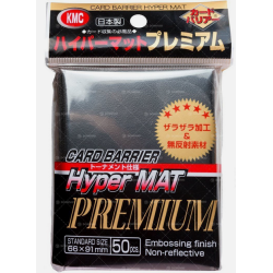 Protège-cartes - 50 Sleeves Standard - KMC -  BLACK