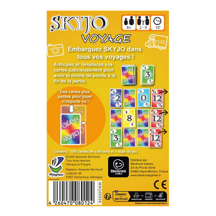 Jeux de société - Skyjo Voyage