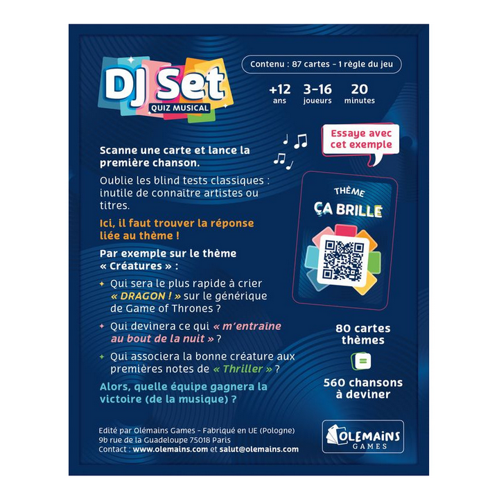 Jeux de société - DJ Set Quiz Musical
