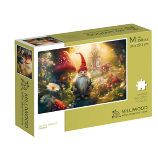 Puzzle  Milliwood - Wooden puzzle - Secret stories - Dwarf