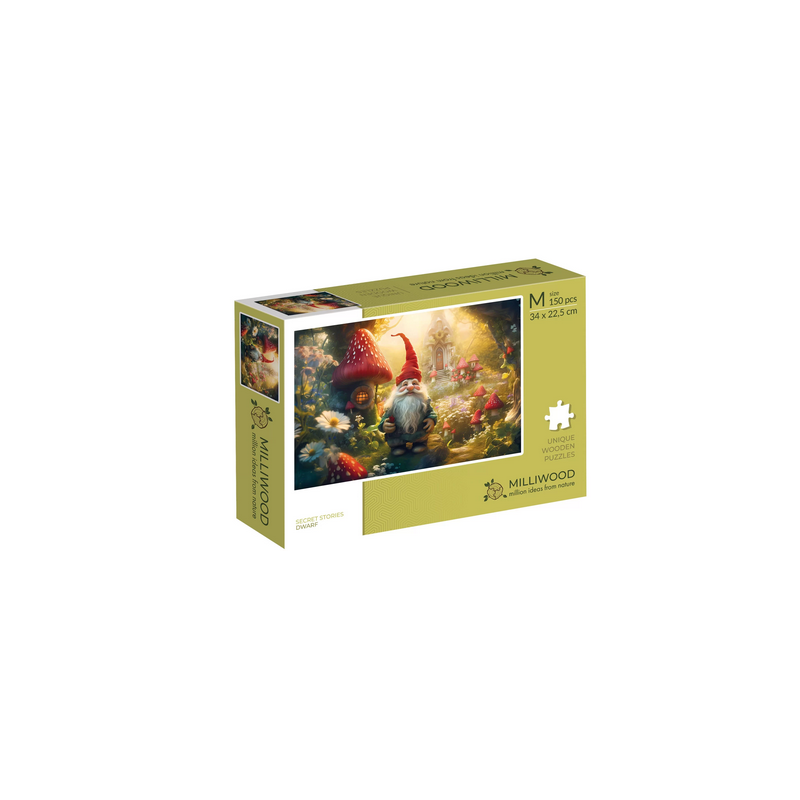 Puzzle  Milliwood - Wooden puzzle - Secret stories - Dwarf