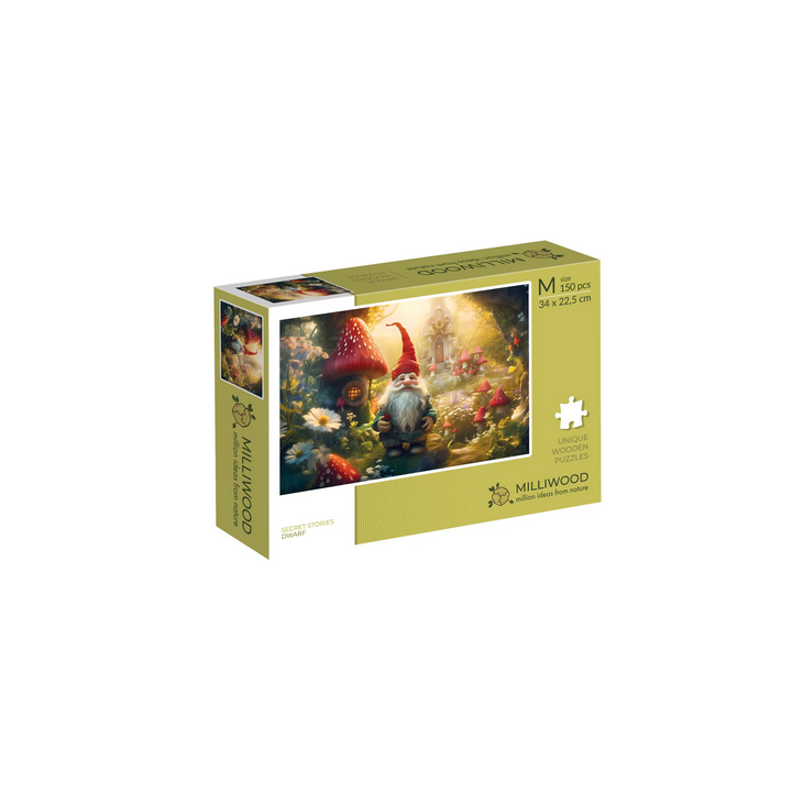 Puzzle  Milliwood - Wooden puzzle - Secret stories - Dwarf