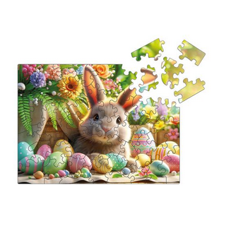 Puzzle - Wooden Puzzle - Lapin de Paque