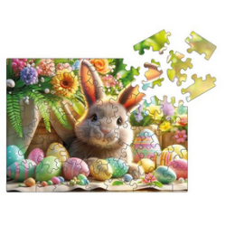 Puzzle - Wooden Puzzle - Lapin de Paque