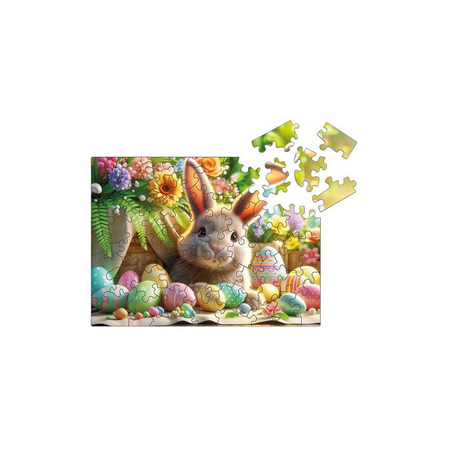 Puzzle - Wooden Puzzle - Lapin de Paque