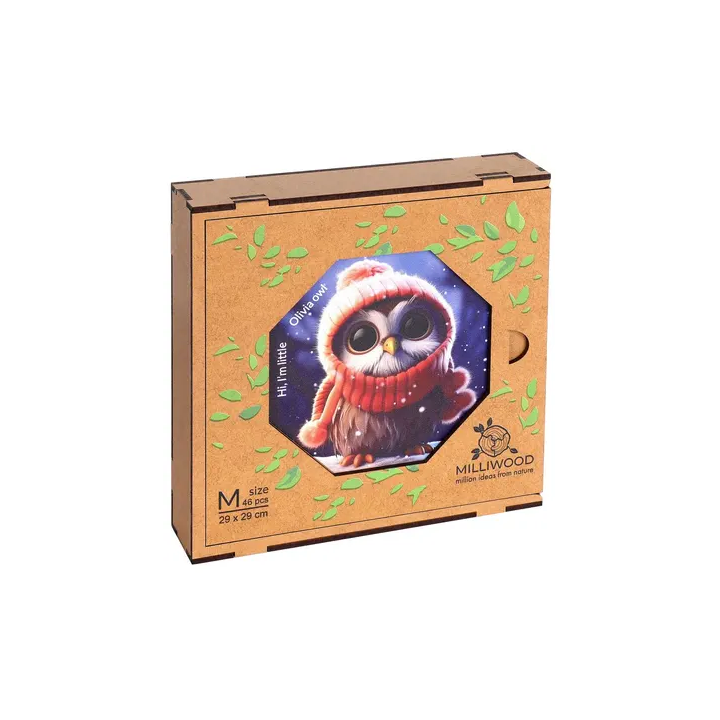 Puzzle - Wooden Puzzle - Olivia la chouette