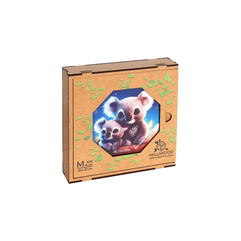 Puzzle - Wooden Puzzle - Kylo le Koala Avec Sa Maman