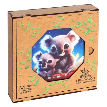 Puzzle - Wooden Puzzle - Kylo le Koala Avec Sa Maman