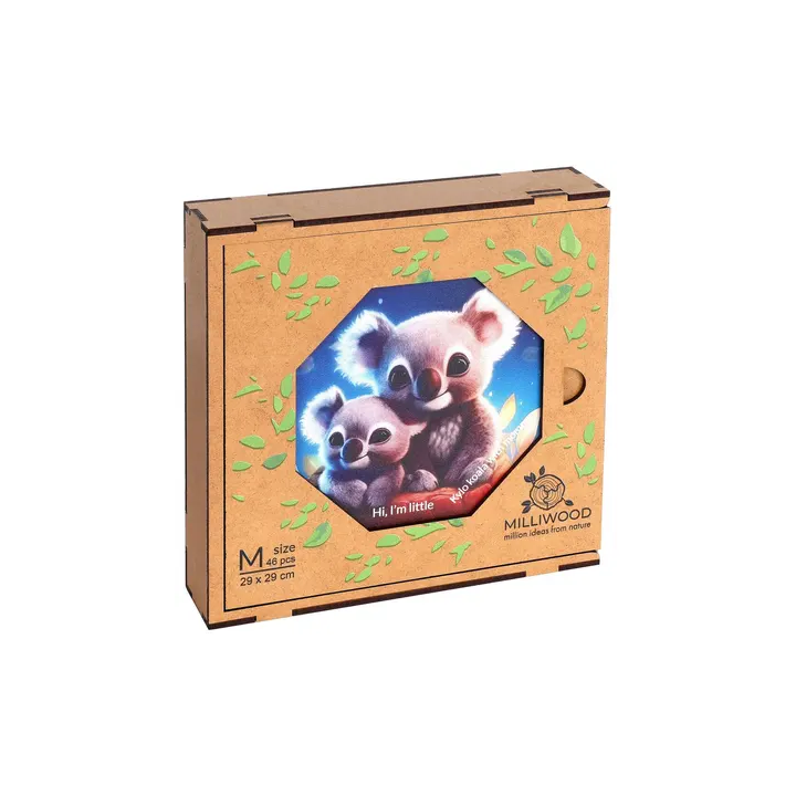 Puzzle - Wooden Puzzle - Kylo le Koala Avec Sa Maman