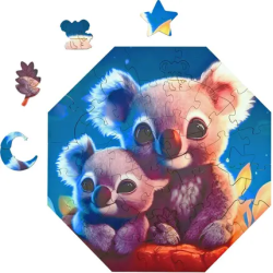 Puzzle - Wooden Puzzle - Kylo le Koala Avec Sa Maman