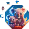 Puzzle - Wooden Puzzle - Kylo le Koala Avec Sa Maman