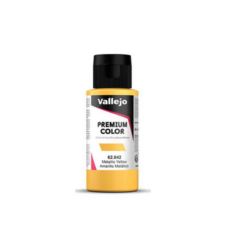 Peinture Vallejo - Premium Color - Metallic Yellow  - Amarillo