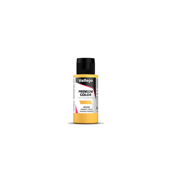 Peinture Vallejo - Premium Color - Metallic Yellow  - Amarillo
