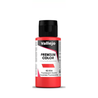 Peinture Vallejo - Premium Color - Fluorescent Scarlet - Escarlata Fluorescente
