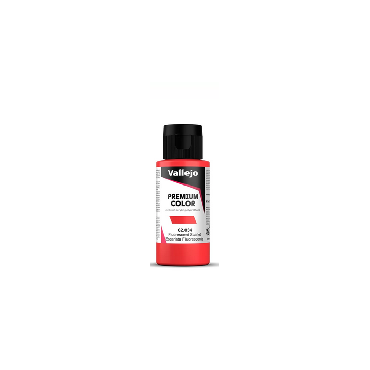Peinture Vallejo - Premium Color - Fluorescent Scarlet - Escarlata Fluorescente
