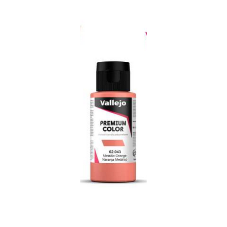 Peinture Vallejo - Premium Color - Metallic Orange - Naranja Metalico