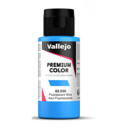Peinture Vallejo - Premium Color - Fluorescent Blue - Azul Fluorescente